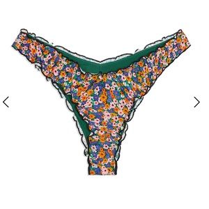 NWT WeWoreWhat Scrunchie Delilah Bikini Bottom M